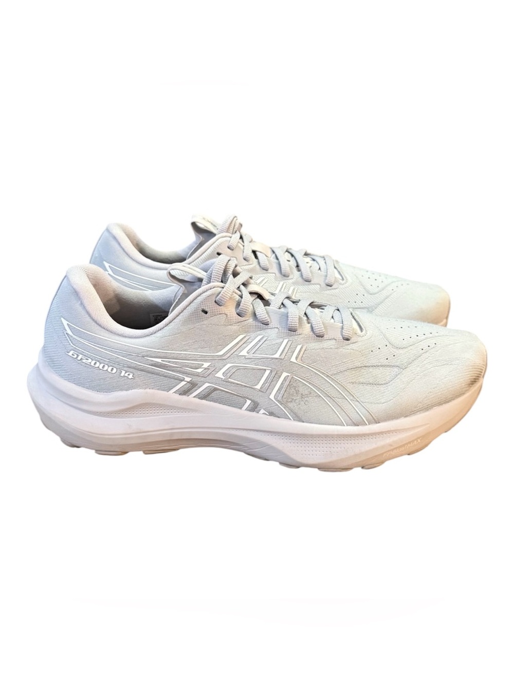 ASICS GT-2000 14 Running Shoes Piedmont Grey/White Women’s Size 12